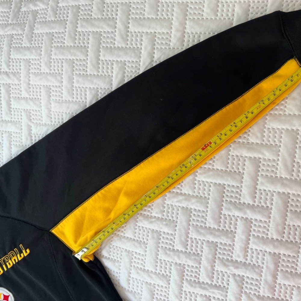 NFL Pittsburg Steelers Football Team Apparel Black Activewear Hoodie, Youth XL - Picture 9 of 10